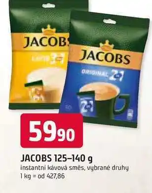 Trefa JACOBS 125-140 g instantní kávová směs, vybrané druhy nabídka