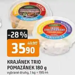 Trefa KRAJÁNEK TRIO POMAZÁNEK 180 g nabídka