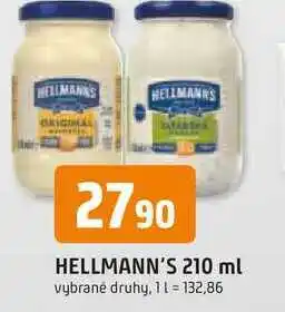 Trefa Hellmann's tatarská omáčka, majonéza 210ml, vybrané druhy nabídka