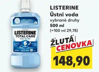 Kaufland LISTERINE Ústní voda nabídka