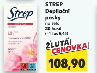 Kaufland STREP Depilační pásky nabídka