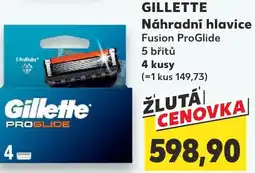 Kaufland GILLETTE Náhradní hlavice nabídka