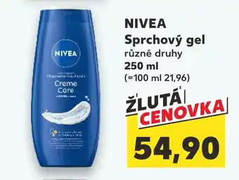 Kaufland NIVEA Sprchový gel nabídka