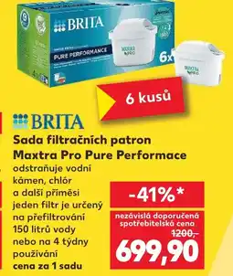 Kaufland BRITA Sada filtračních patron Maxtra Pro Pure Performace nabídka