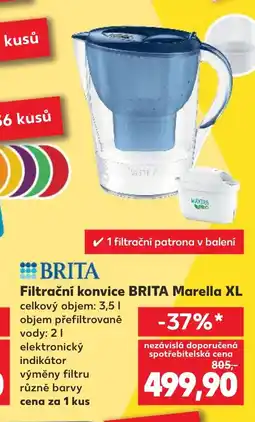 Kaufland Filtrační konvice BRITA Marella XL nabídka