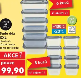 Kaufland Sada dóz XXL nabídka