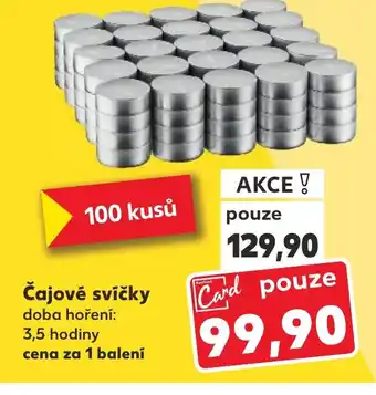 Kaufland Čajové svíčky nabídka