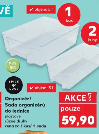 Kaufland Organizér/ Sada organizérů do lednice nabídka