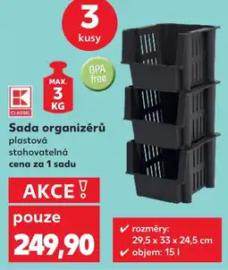 Kaufland Sada organizérů nabídka