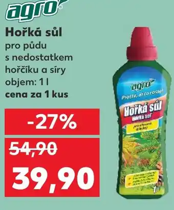 Kaufland AGRO Hořká sůl nabídka