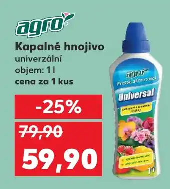 Kaufland AGRO Kapalné hnojivo nabídka