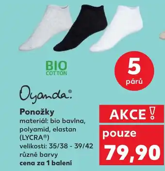 Kaufland Ponožky nabídka