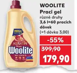 Kaufland WOOLITE Prací gel nabídka