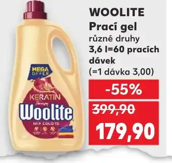 Kaufland WOOLITE Prací gel nabídka