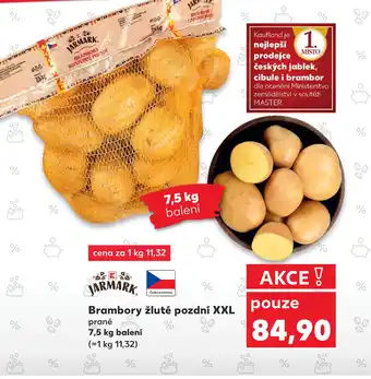 Kaufland Brambory žluté pozdní XXL nabídka