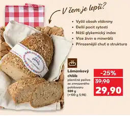 Kaufland Lámankový chléb nabídka