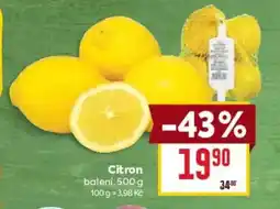 Billa Citron nabídka