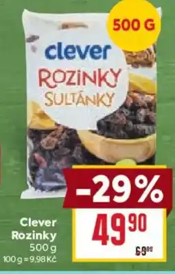 Billa Clever Rozinky nabídka