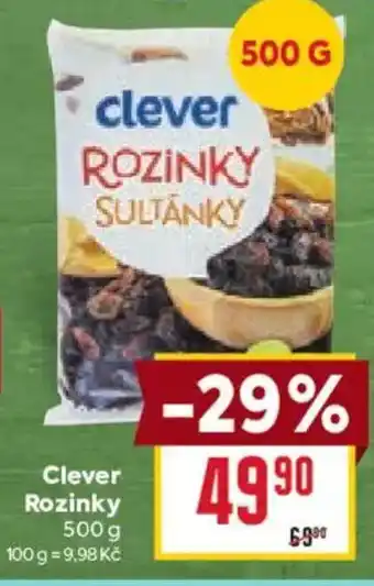 Billa Clever Rozinky nabídka