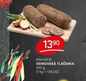 Flop VENKOVSKÁ TLAČENKA 100 g nabídka