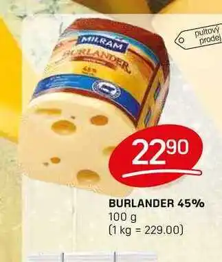 Flop BURLANDER 45% 100 g nabídka