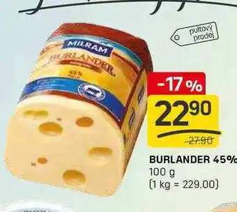 Flop BURLANDER 45% 100 g nabídka