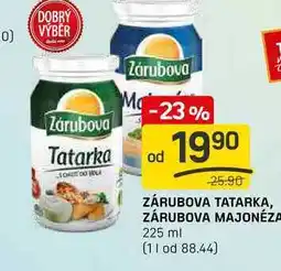 Flop ZÁRUBOVA TATARKA, ZÁRUBOVA MAJONÉZA 225 ml nabídka