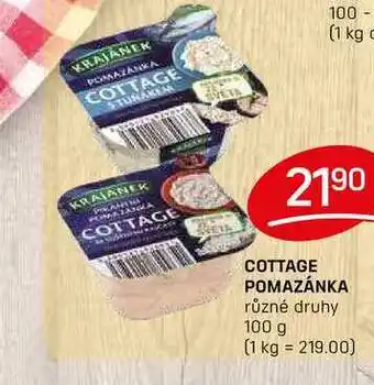 Flop COTTAGE POMAZÁNKA různé druhy 100 g nabídka