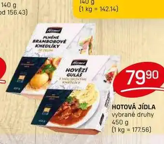 Flop HOTOVÁ JÍDLA vybrané druhy 450 g nabídka