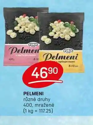 Flop PELMENI různé druhy 400, mražené nabídka