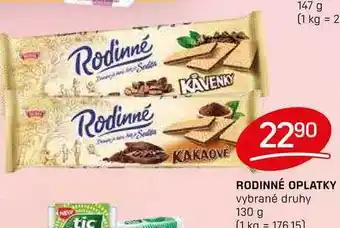 Flop RODINNÉ OPLATKY vybrané druhy 130 g nabídka