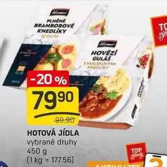 Flop HOTOVÁ JÍDLA vybrané druhy 450 g nabídka