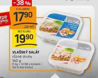 Flop VLAŠSKÝ SALÁT různé druhy 140 g nabídka