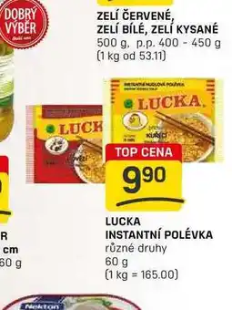 Flop LUCKA INSTANTNÍ POLÉVKA různé druhy 60 g nabídka