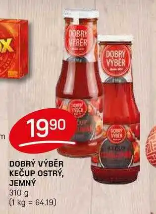 Flop DOBRÝ VÝBĚR KEČUP OSTRÝ, JEMNÝ 310 g nabídka