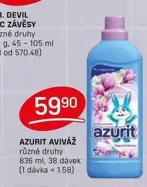 Flop AZURIT AVIVÁŽ různé druhy 836 ml, 38 dávek nabídka