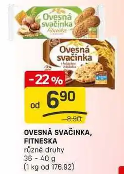 Flop OVESNÁ SVAČINKA, FITNESKA různé druhy 36-40 g nabídka