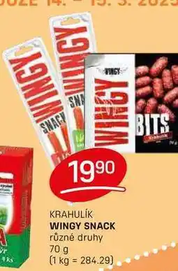 Flop WINGY SNACK různé druhy 70 g nabídka