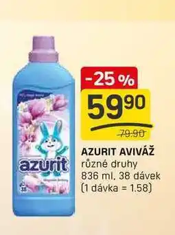 Flop AZURIT AVIVÁŽ azurit různé druhy 836 ml, 38 dávek nabídka