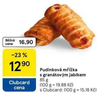 Tesco Pudinková mřížka s granátovým jablkem, 85 g nabídka