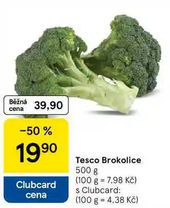 Tesco Tesco Brokolice, 500 g nabídka