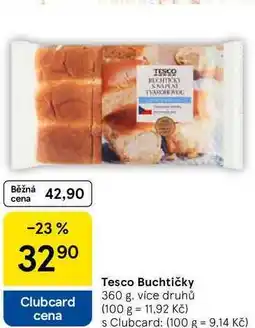 Tesco Tesco Buchtičky, 360 g. více druhů nabídka