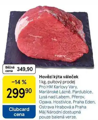 Tesco Hovězí kýta váleček, 1 kg nabídka