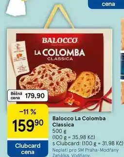 Tesco Balocco La Colomba Classica, 500 g nabídka