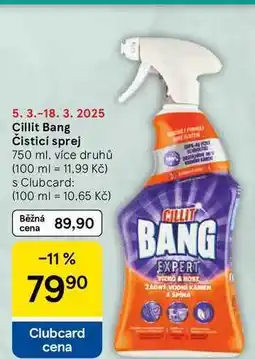 Tesco Cillit Bang Čisticí sprej, 750 ml, více druhů nabídka