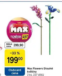 Tesco Max Flowers Dlouhé květiny, 2 ks, 237 dílků nabídka