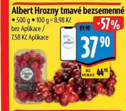 Albert Albert Hrozny tmavé bezsemenné 500 g nabídka