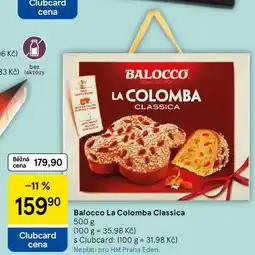 Tesco Balocco La Colomba Classica, 500 g nabídka