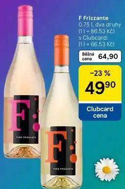 Tesco F Frizzante, 0.75 l, dva druhy nabídka