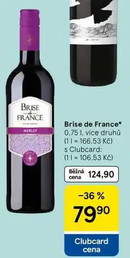 Tesco Brise de France, 0.75 l. více druhů nabídka